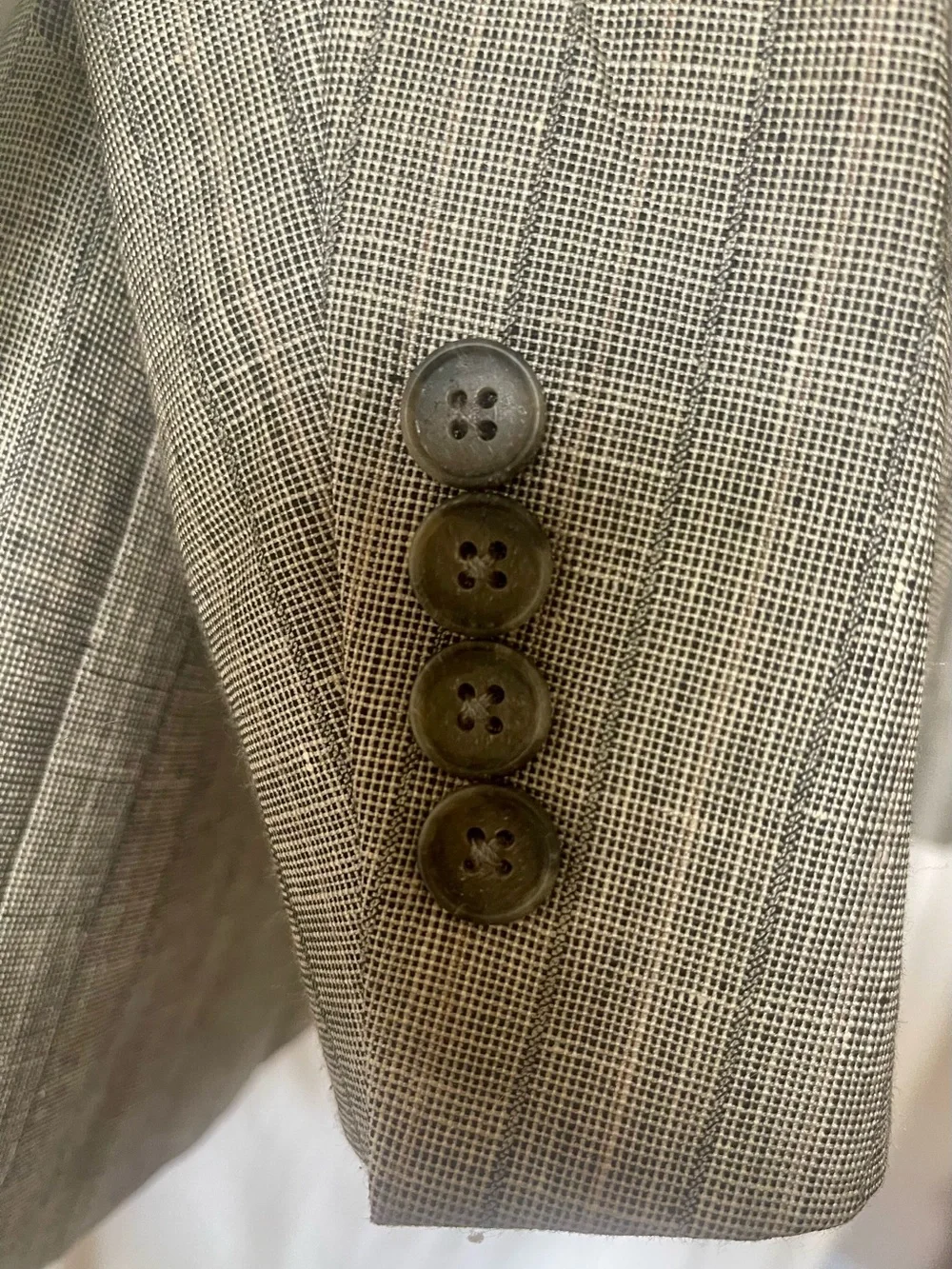Dior Men's Gray Pinstripe Sport Coat Blazer
